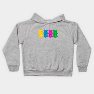 Pixelated Gummy Bears Kids Hoodie